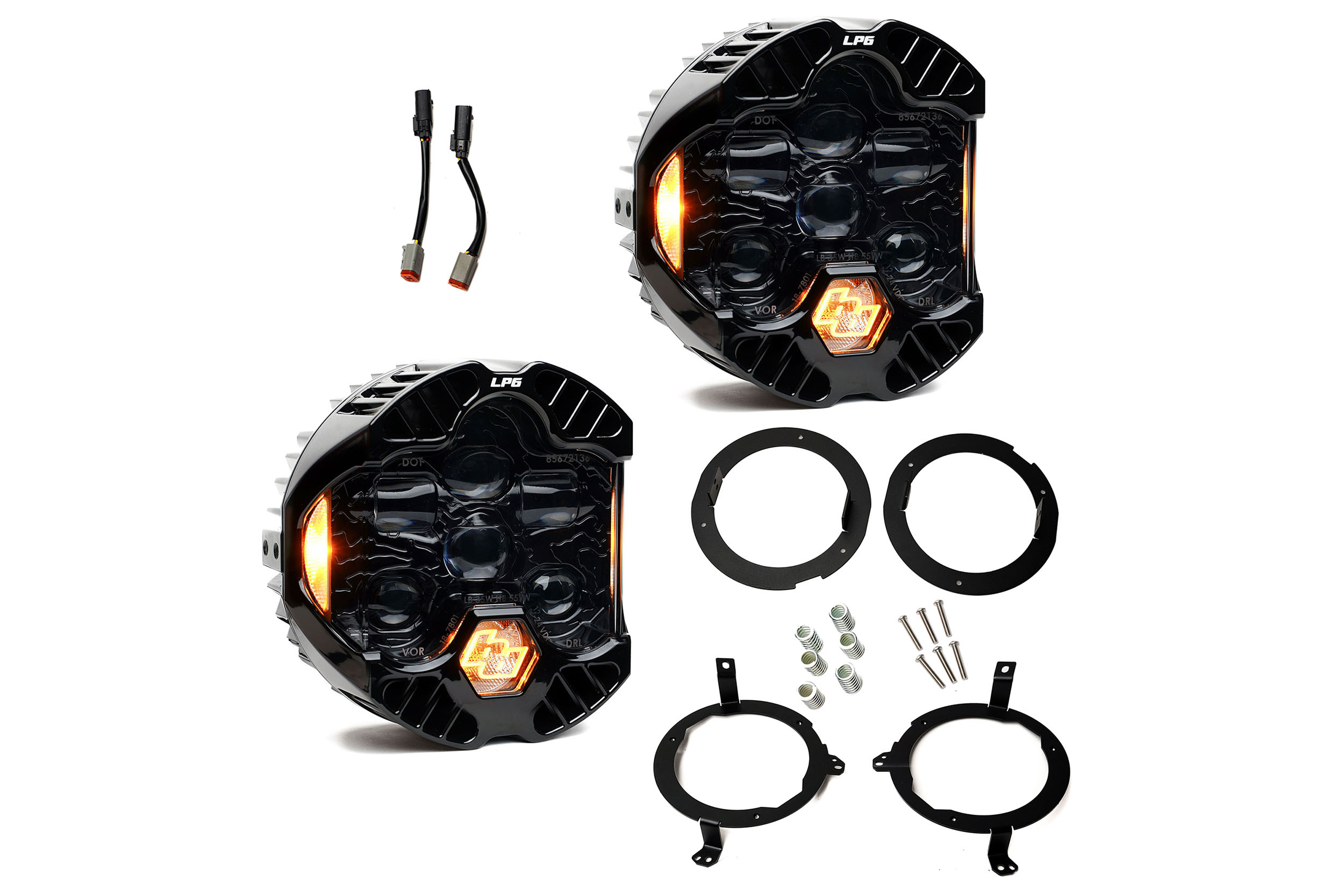 18-26 Jeep Wrangler JL DOT LP6 LED Headlight Kit